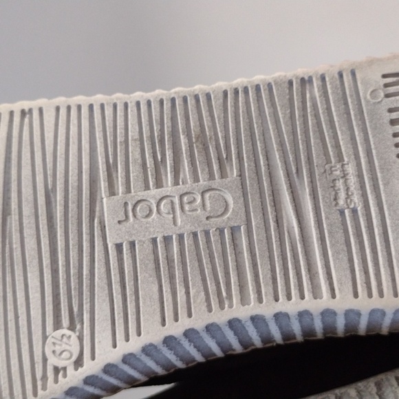 Gabor Suede Black Ankle Booties Sneakers Side Zipper Women's Size 9 Casual Fall - Picture 7 of 13